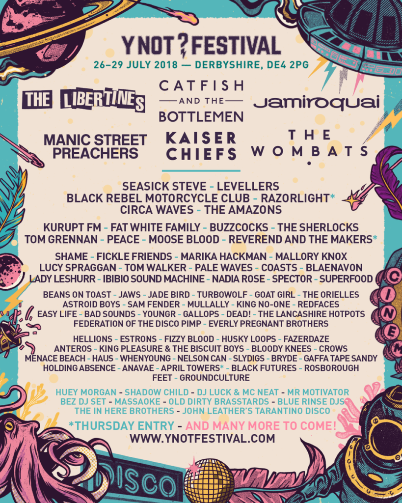 UK’s Y Not? Festival brings a great lineup Rock At Night