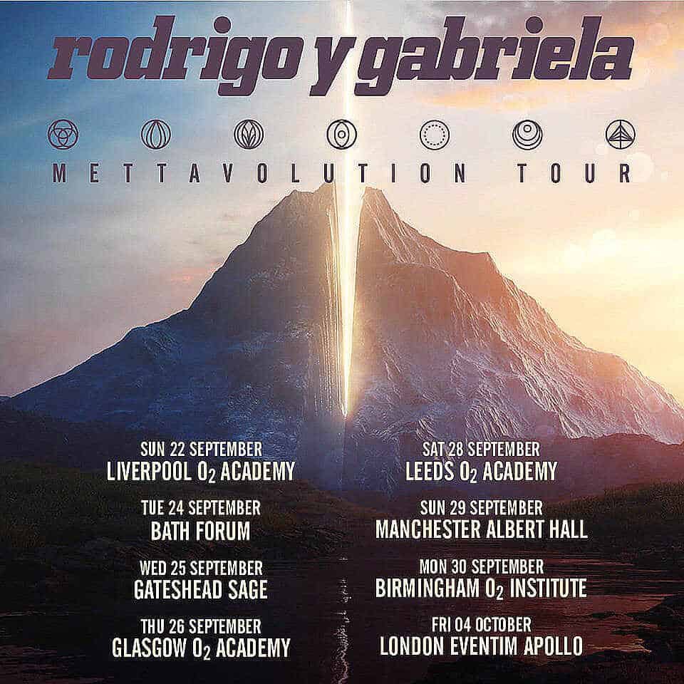 Rodrigo y UK Tour Dates Rock At Night