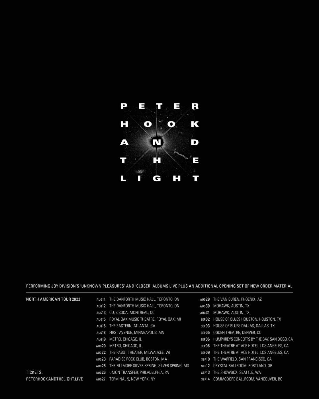 The Light North America Fall 2022 Poster Reduced